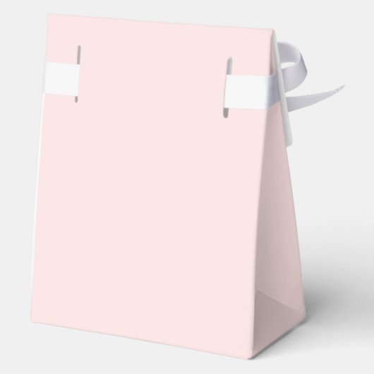 Pink Bonjour Bébé Französisch Macarons Babydusche Geschenkschachtel (Rückseite)