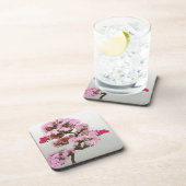 Pink Bonsai Tree Untersetzer (Rechte Seite)