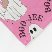 Pink Boo Jee Fleece Blanket (Ecke)