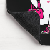 Pink Boo-jee Funny Ghost Halloween Mousepad (Ecke)