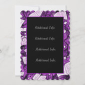 Pink Book Launch Partys Einladung (Rückseite)