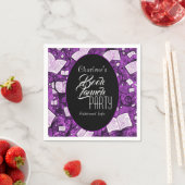 Pink Book Launch Partys Serviette (Beispiel)