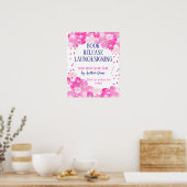 Pink Book Release Launch Signing Party Poster (Küche)