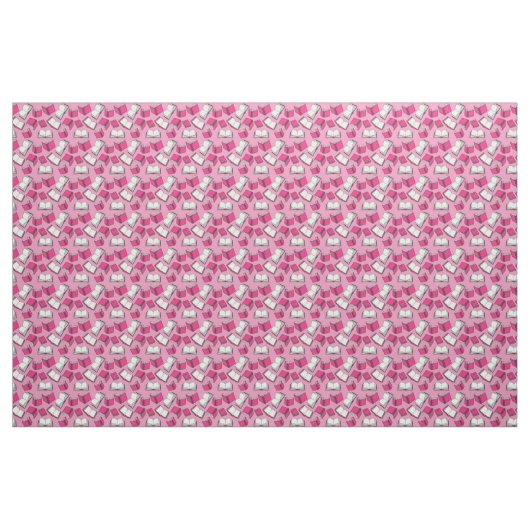 Pink Books Pattern Niedlich Book Reader Muster Stoff (Yard (91,4 cm))