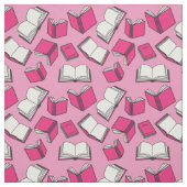 Pink Books Pattern Niedlich Book Reader Muster Stoff (Muster)