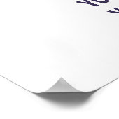 Pink Bookworm Theme Poster (Ecke)