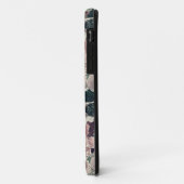 Pink, bordeauxfarbene Blume Case-Mate iPhon iPhone Hülle (Hinten/Links)