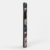 Pink, bordeauxfarbene Blume Case-Mate iPhon iPhone Hülle (Hinten/Rechts)