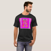 Pink Borded Hillary Inspiration Art Print T-Shirt (Vorne ganz)