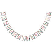 Pink Born Two Be Wild Birthday Wimpelkette (Alle)