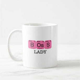 Pink Boss Lady Periodisches Tischelement Kaffeetasse
