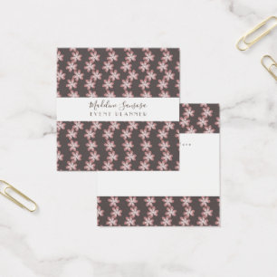 Pink Botanic Floral Brown Event Designer