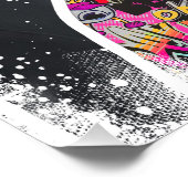 Pink Bouffant Muse (BB) Poster (Ecke)