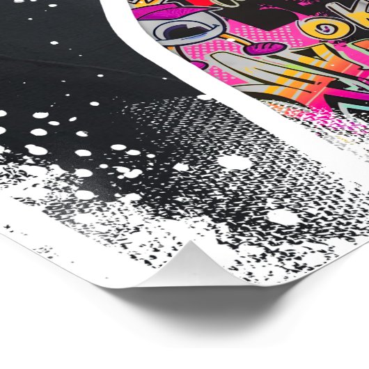 Pink Bouffant Muse (BB) Poster (Ecke)