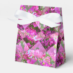 Pink Bougainvillea Blume Diamond Cut Design, Geschenkschachtel