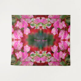 Pink Bougainvillea Blume Wandteppich