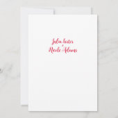 Pink Bougainvillea Tropical Forest Polterabend Einladung (Rückseite)