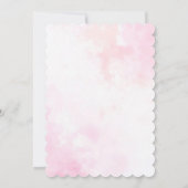 Pink Bougainvillea Tropical Forest Polterabend Einladung (Rückseite)