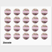 Pink Bouquet Brautparty Vielen Dank Sticker (Blatt)