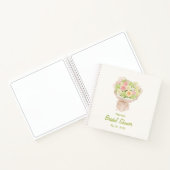 pink bouquet Bridal Shower Notizblock (Innenseite)