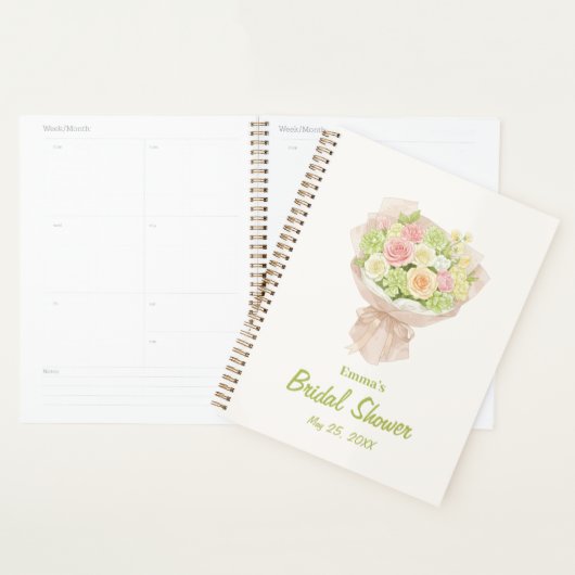 pink bouquet Bridal Shower Planer (Anzeige)