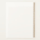 pink bouquet Bridal Shower Planer (Rückseite)