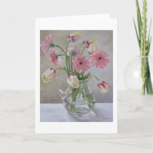 "Pink Bouquet" Karte