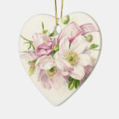Pink Bouquet Keramik Ornament (Links)