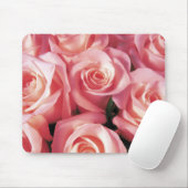 Pink Bouquet Mousepad (Mit Mouse)