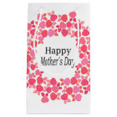 Pink Bouquet Mütter Kleine Geschenktüte (Vorderseite)