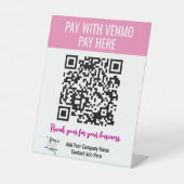 Pink Boutique Ideen Venmo Zeichen Sockelschild (Vorderseite)