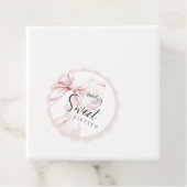 Pink Bow 16 . Geburtstag Geburtstag Geschenkanhänger (Beispiel)