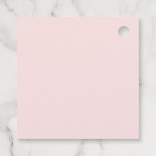 Pink Bow 16 . Geburtstag Geburtstag Geschenkanhänger (Rückseite)