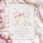 Pink Bow 16 . Geburtstag Geburtstagsfoil Einladung<br><div class="desc">Pink Bow 16 . Geburtstag Geburtstag Einladung für eine moderne Bugaästhesie 16. Geburtstagsfeier</div>