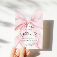 Pink Bow 18. Geburtstagsparty