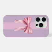 Pink Bow Aesthetic Phone Case iPhone Hülle (Rückseite (Horizontal))