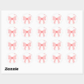 Pink Bow Aesthetic Sticker (Blatt)