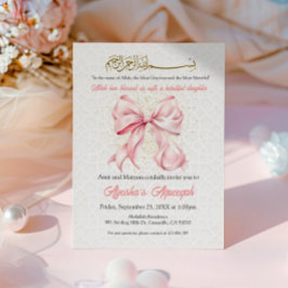 Pink Bow Aqeeqah Ankündigung