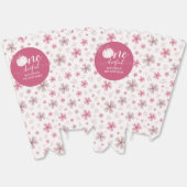 PINK BOW & ARCH FALL PUMPKIN FLOWERS BIRTHDAY GESCHENKSCHACHTEL (Ungeklappt)