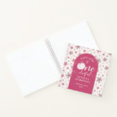 PINK BOW & ARCH FALL PUMPKIN FLOWERS BIRTHDAY NOTIZBLOCK (Innenseite)