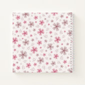 PINK BOW & ARCH FALL PUMPKIN FLOWERS BIRTHDAY NOTIZBLOCK (Rückseite)