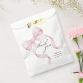 Pink Bow Baby Dusche Gefälligkeitstaschen Geschenktütchen (Versiegelt)