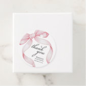 Pink Bow Baby Dusche Geschenkanhänger (Beispiel)