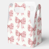 Pink Bow Baby Dusche Geschenkschachtel (Geöffnet)