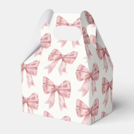 Pink Bow Baby Dusche Geschenkschachtel