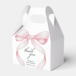 Pink Bow Baby Dusche Geschenkschachtel