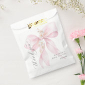 Pink Bow Baby in Bloom floral vielen Dank Geschenktütchen (Versiegelt)