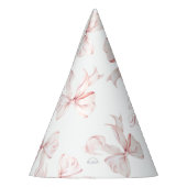 Pink Bow Birthday Hat Partyhütchen (Links)