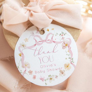 Pink Bow Blütenbaby in Bloom Baby Showroom Geschenkanhänger