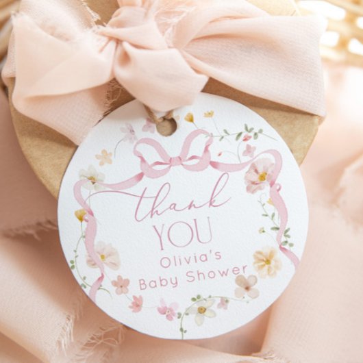 Pink Bow Blütenbaby in Bloom Baby Showroom Geschenkanhänger